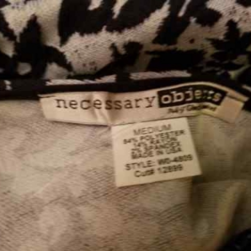 Necessary Object Jaquard Fit And Flare Dress M - image 4